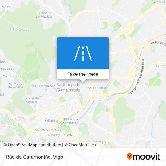 Rúa da Caramoniña map