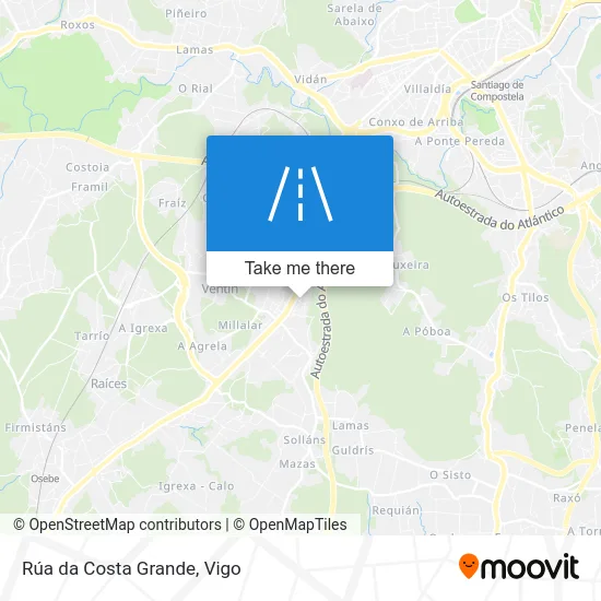 Rúa da Costa Grande map