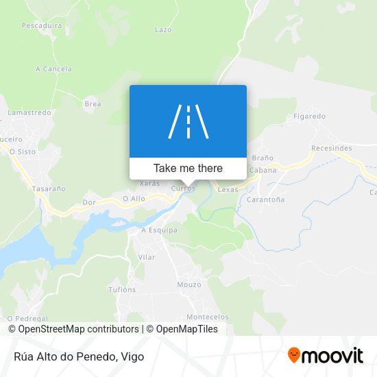 Rúa Alto do Penedo map