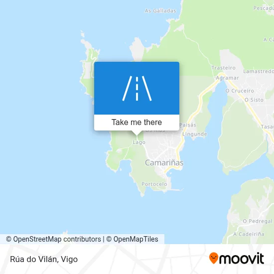 Rúa do Vilán map
