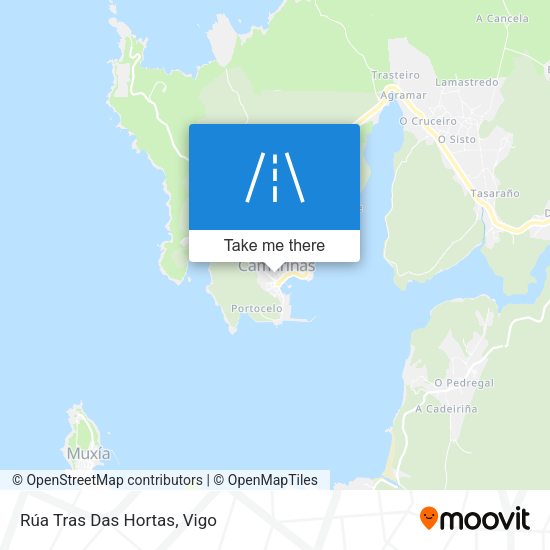 Rúa Tras Das Hortas map