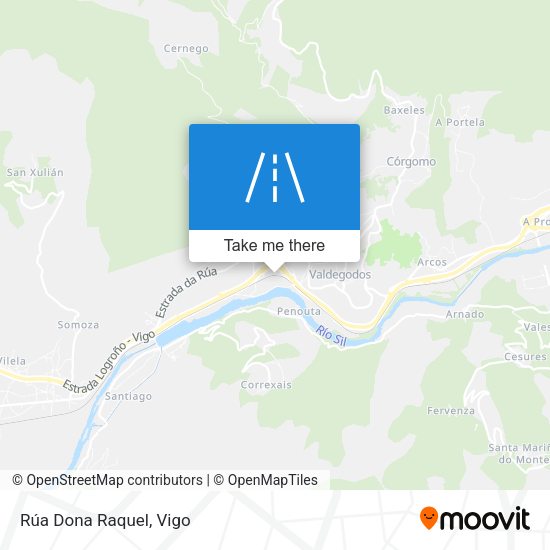 Rúa Dona Raquel map