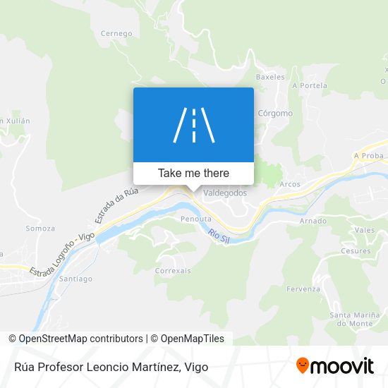 Rúa Profesor Leoncio Martínez map