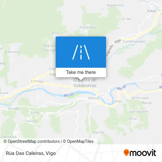 Rúa Das Caleiras map
