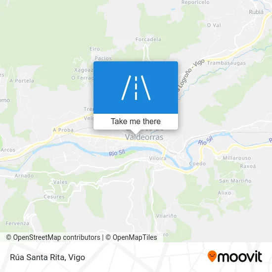 Rúa Santa Rita map