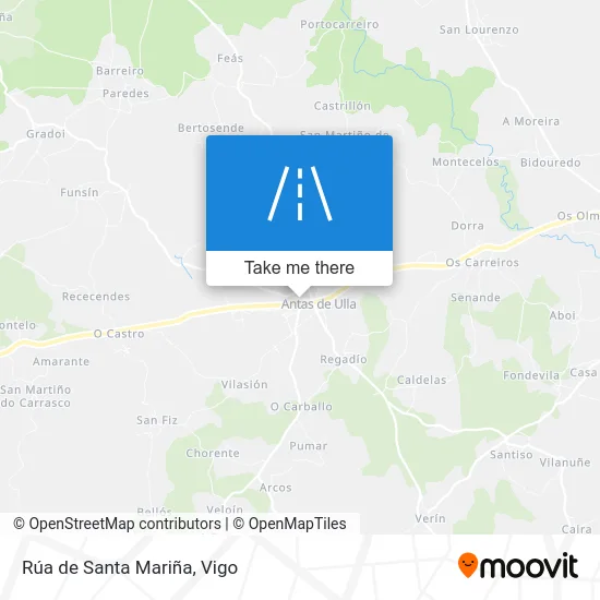 Rúa de Santa Mariña map