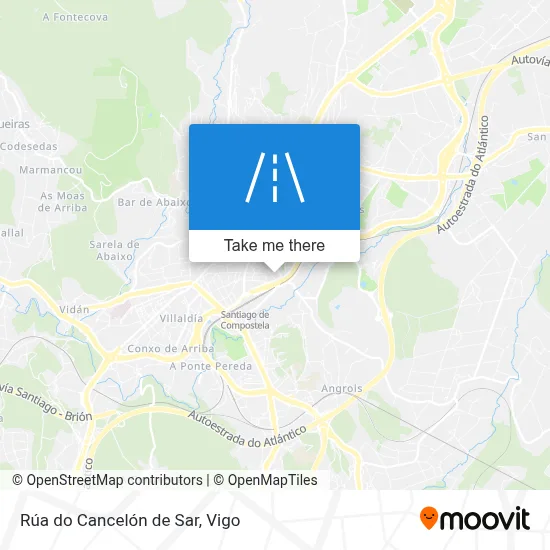 Rúa do Cancelón de Sar map