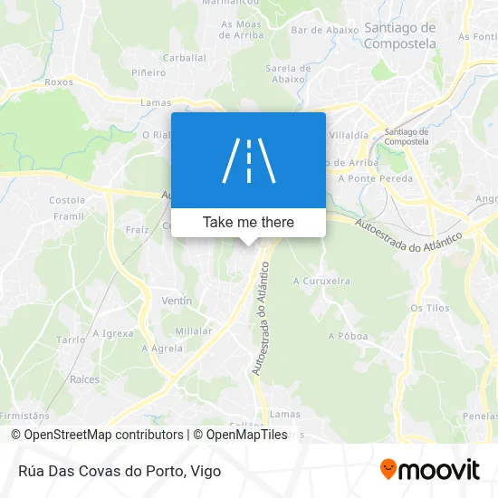 Rúa Das Covas do Porto map