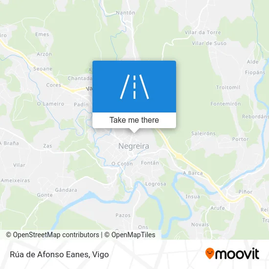 Rúa de Afonso Eanes map