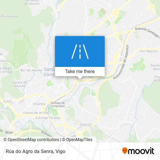 Rúa do Agro da Senra map