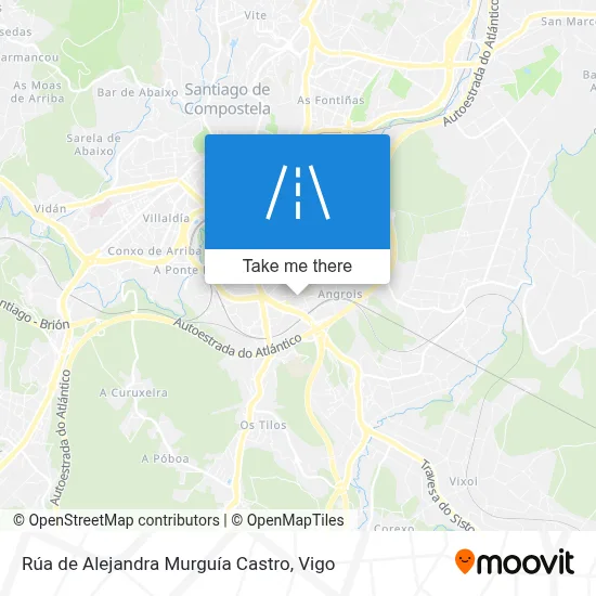 Rúa de Alejandra Murguía Castro map