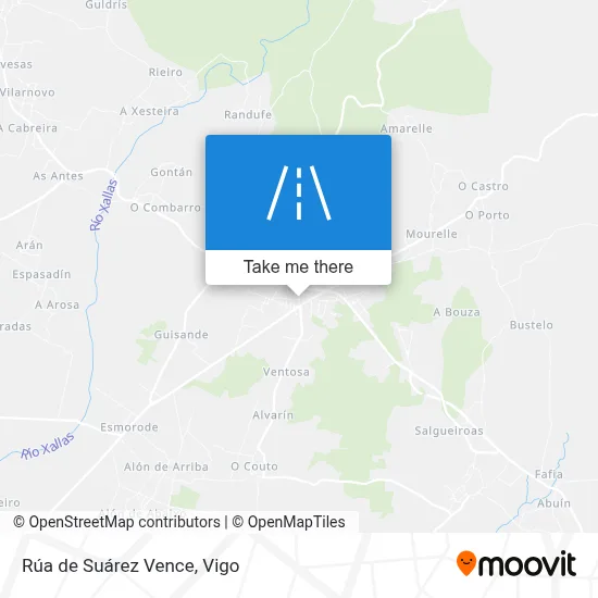 Rúa de Suárez Vence map
