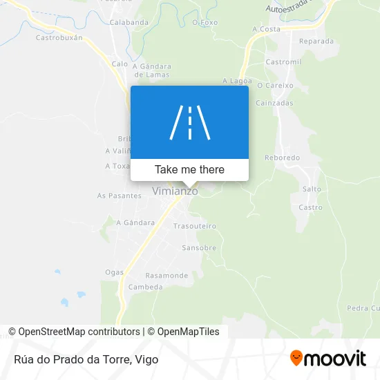 Rúa do Prado da Torre map