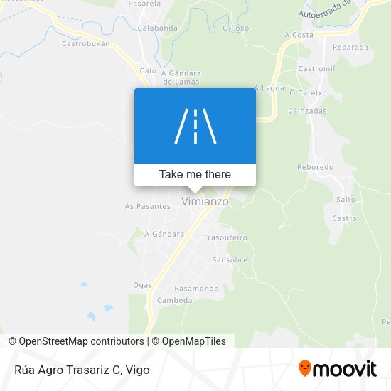 Rúa Agro Trasariz C map