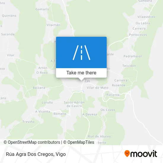 Rúa Agra Dos Cregos map