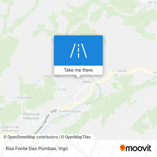 Rúa Fonte Das Pombas map
