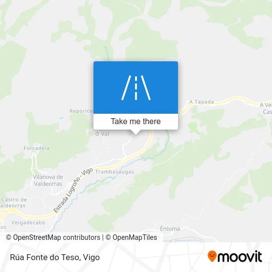 Rúa Fonte do Teso map