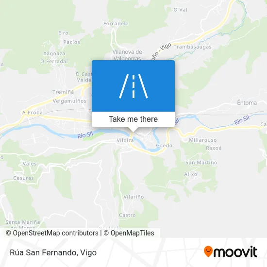 Rúa San Fernando map