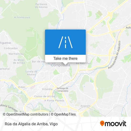 Rúa da Algalia de Arriba map