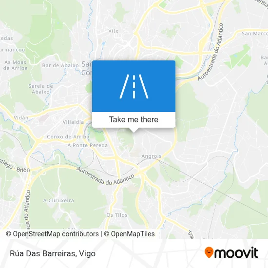Rúa Das Barreiras map