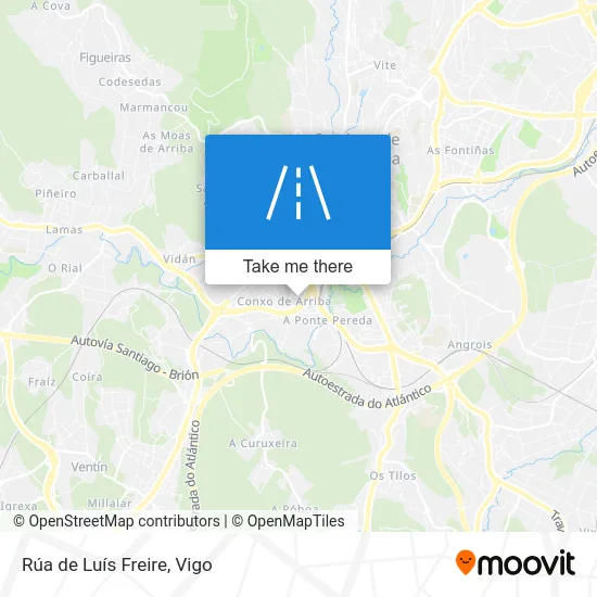 Rúa de Luís Freire map