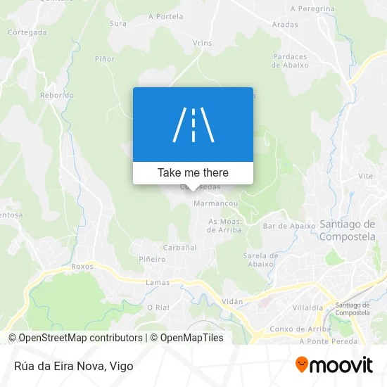 Rúa da Eira Nova map