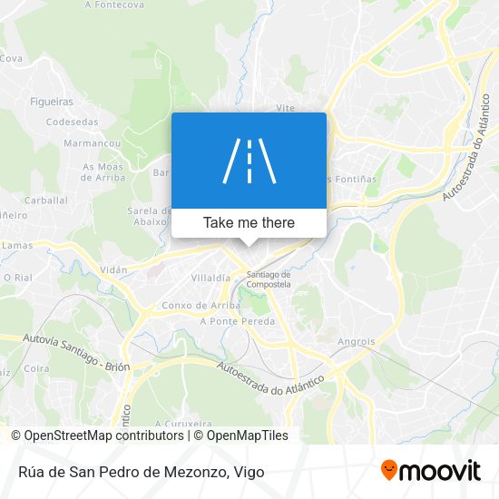 Rúa de San Pedro de Mezonzo map