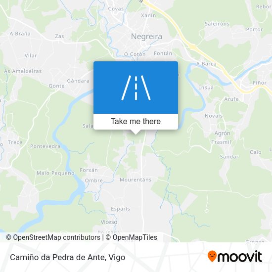 Camiño da Pedra de Ante map