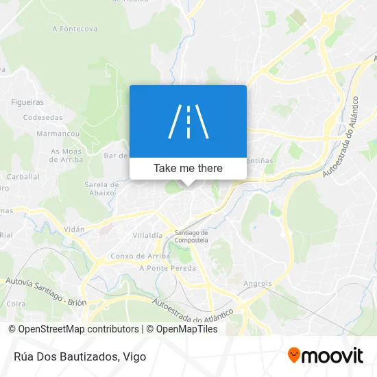 Rúa Dos Bautizados map