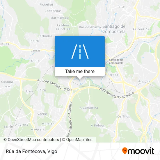 Rúa da Fontecova map