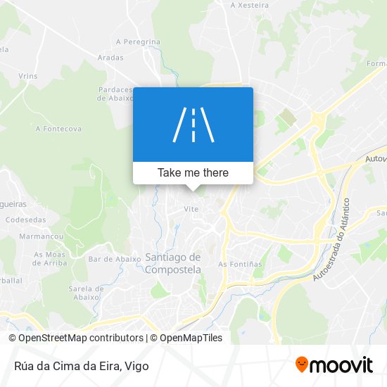 Rúa da Cima da Eira map