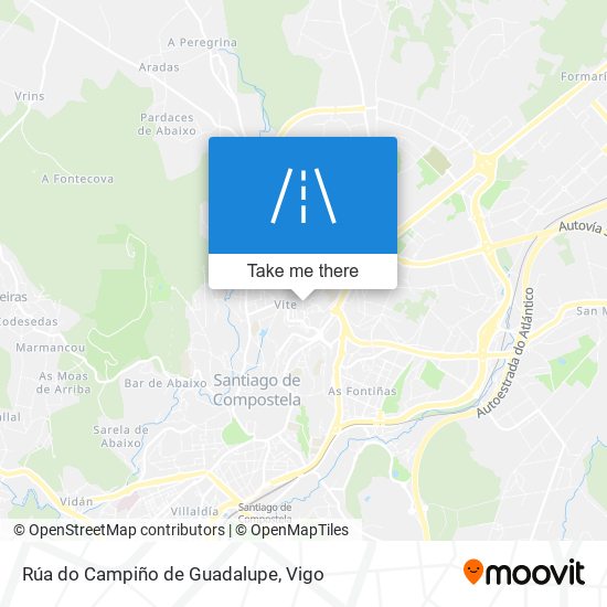 Rúa do Campiño de Guadalupe map