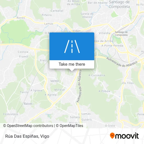 Rúa Das Espiñas map