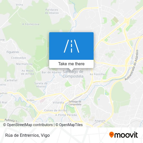 Rúa de Entrerríos map