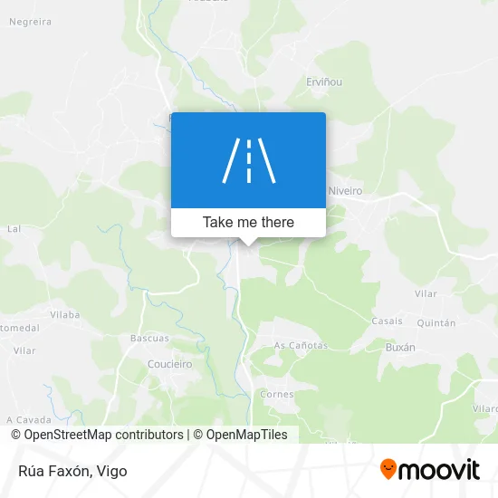 Rúa Faxón map