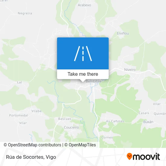 Rúa de Socortes map