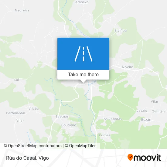 Rúa do Casal map
