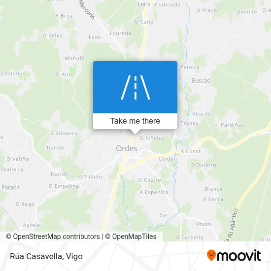 Rúa Casavella map