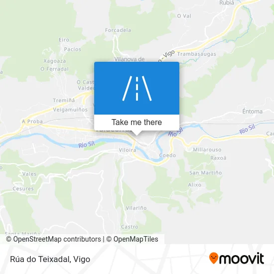 Rúa do Teixadal map