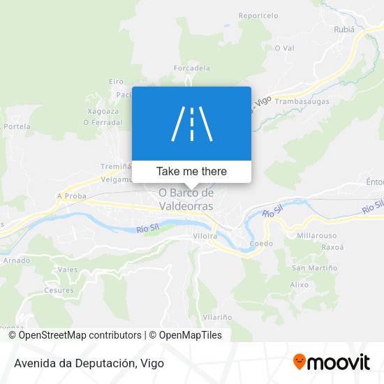 Avenida da Deputación map