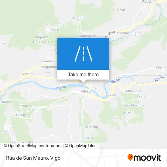 Rúa de San Mauro map
