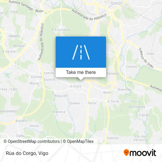 Rúa do Corgo map