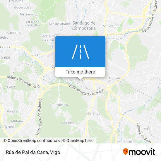 Rúa de Pai da Cana map