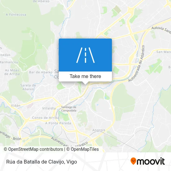Rúa da Batalla de Clavijo map