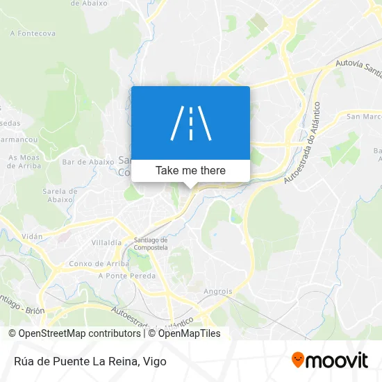 Rúa de Puente La Reina map