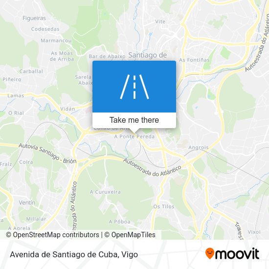 Avenida de Santiago de Cuba map
