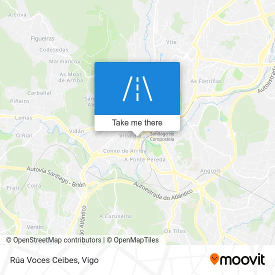 Rúa Voces Ceibes map