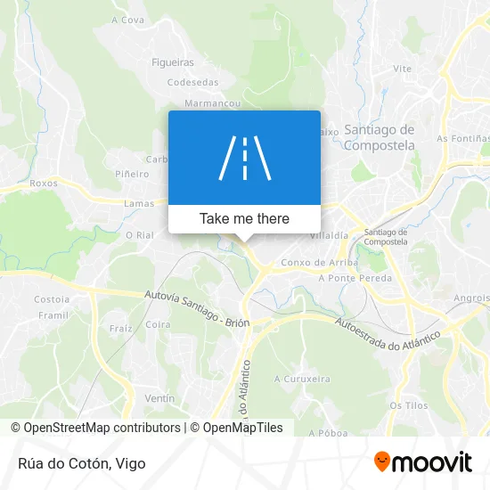 Rúa do Cotón map