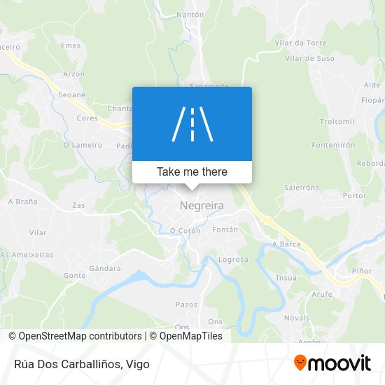 Rúa Dos Carballiños map