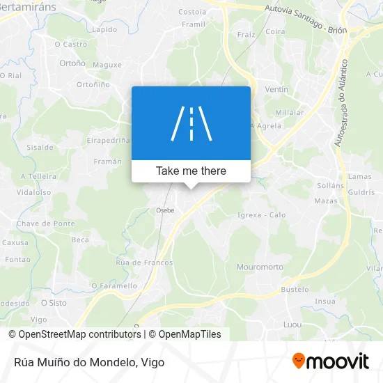 Rúa Muíño do Mondelo map